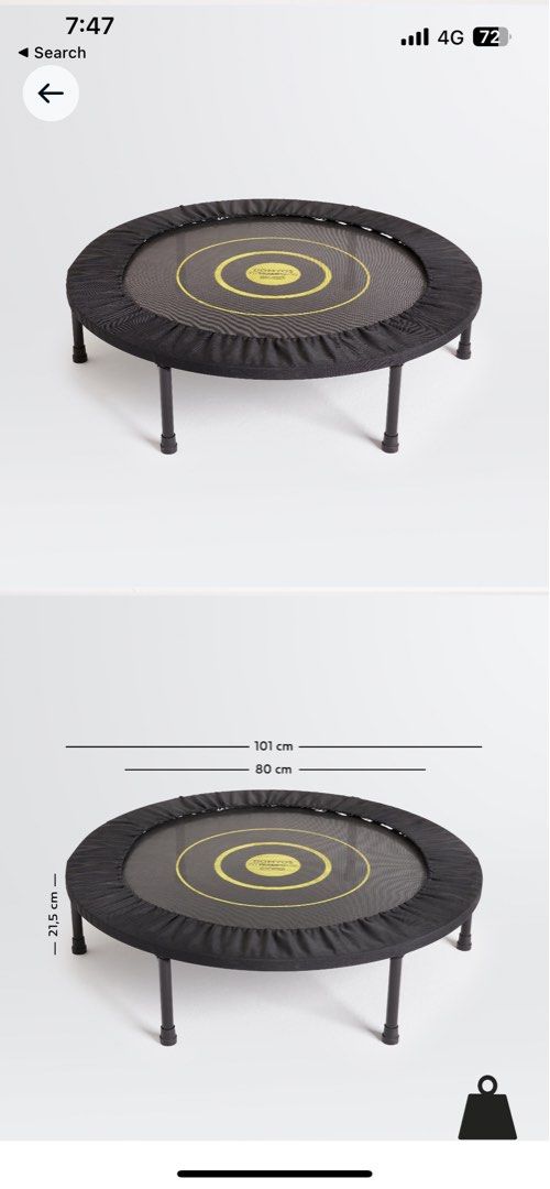 Reduced price DECATHLON DOMYOS FITTRAMPO100 Trampoline