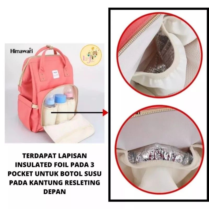SOLD Diaper Bag Original Japan Brand Himawari Premium Tas Bayi on