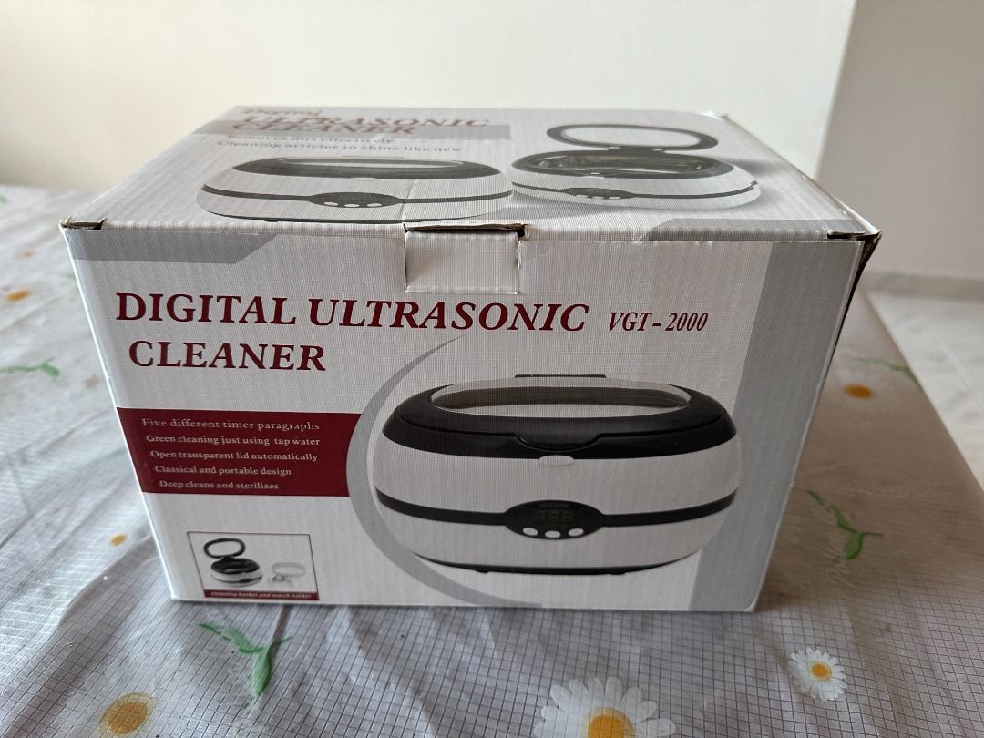 Digital UltraSonic Cleaner VGT2000, Furniture & Home Living, Cleaning
