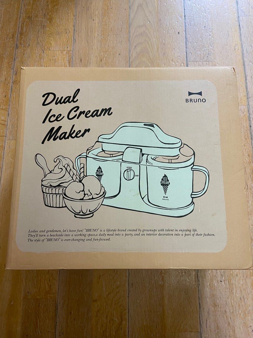Dual ice sales cream maker