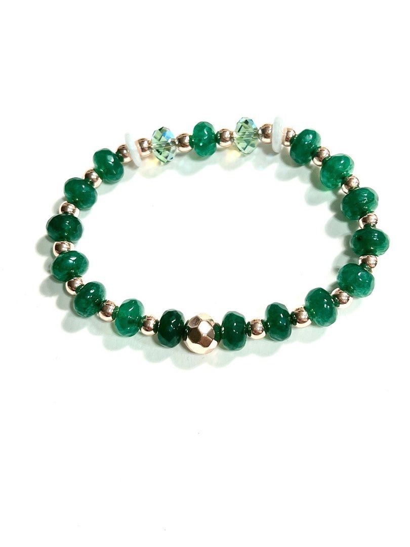 Emerald Jade Bracelet, Women's Fashion, Jewelry & Organisers, Bracelets