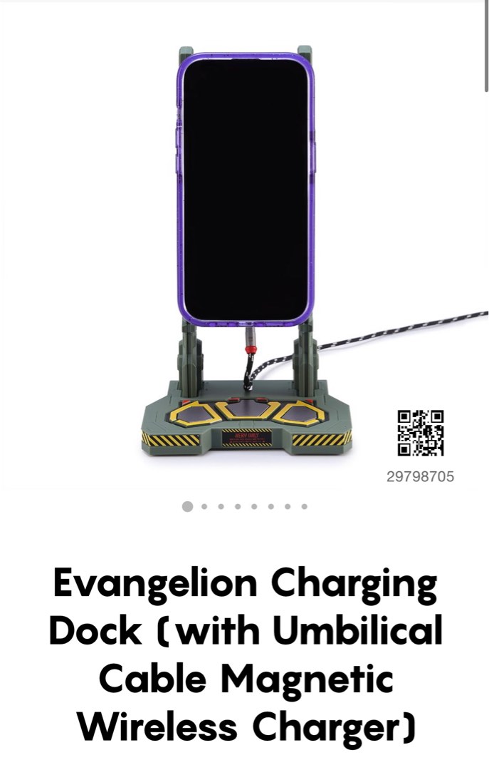 Evangelion Charging Dock (with Umbilical Cable Magnetic Wireless