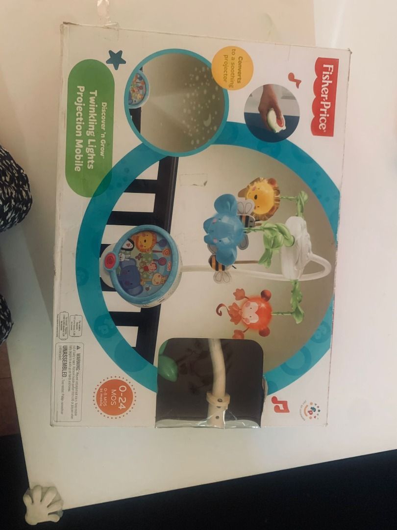 Fisher price twinkling sale lights projection mobile