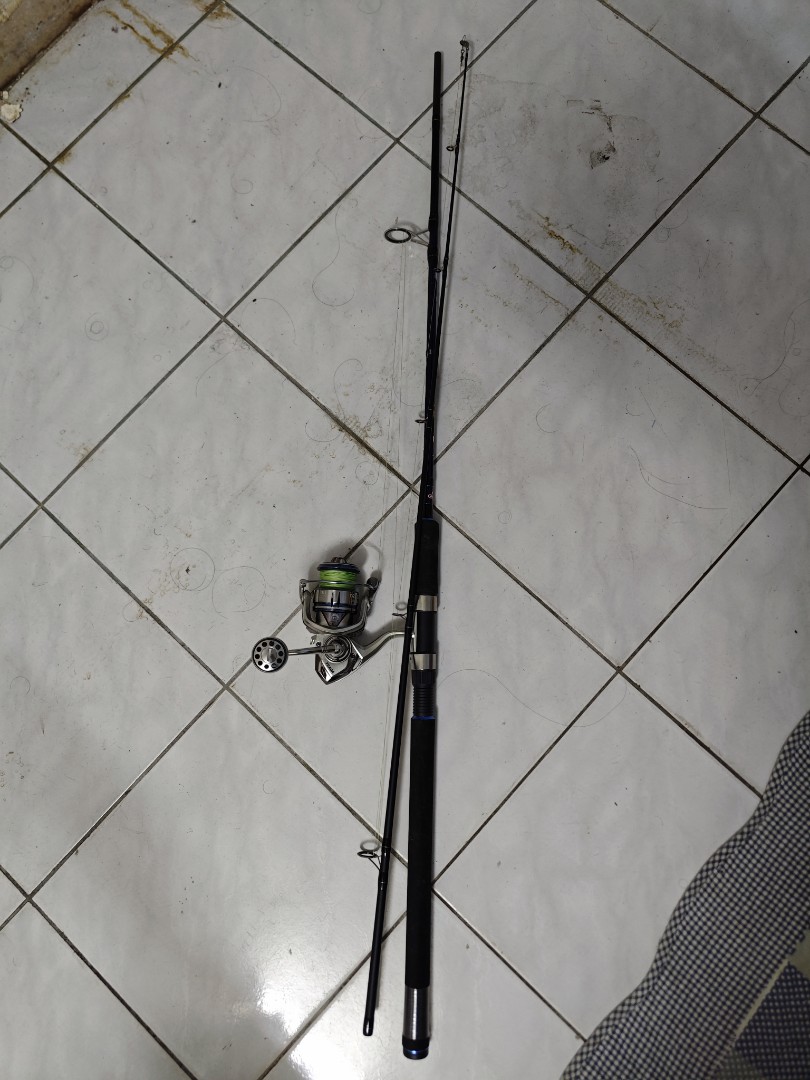 Fishing rod and reel to let go