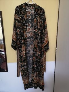 Floral Maxi length Kimono