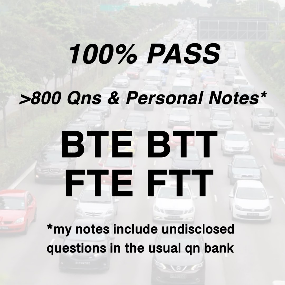 BBDC CDC SSDC Basic Theory Test Evaluation BTT BTE Final Theory Test