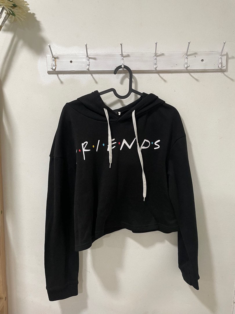 Friends Crop Top Hoodie