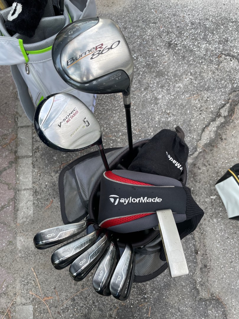 Full golf set (Taylormade, Cleveland, Ping, Maruman), Sports Equipment