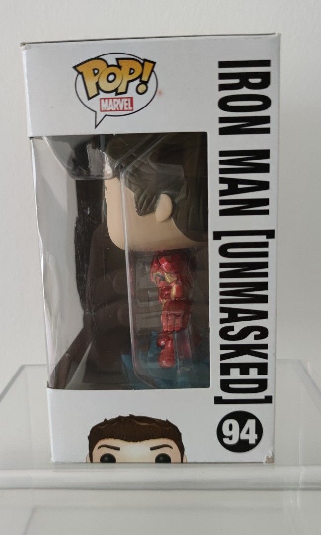 Iron man cheap unmasked funko pop