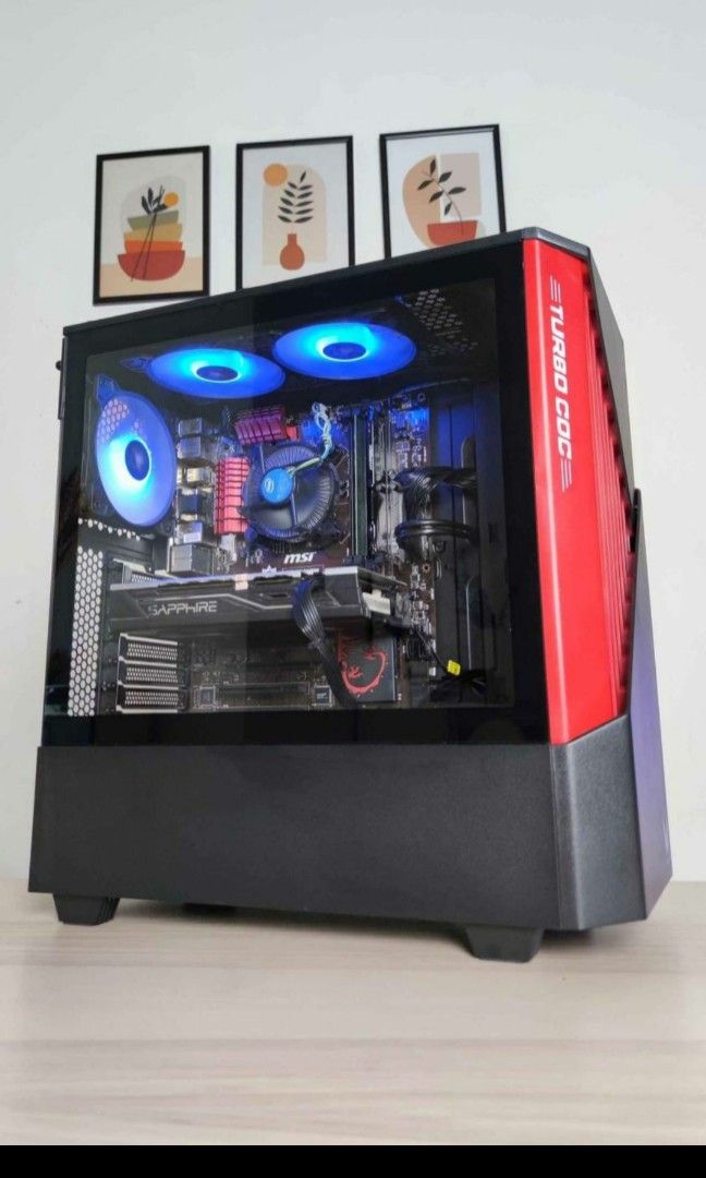 Gaming CPU Intel i5 with RX580 8GB, Computers & Tech, Desktops on Carousell