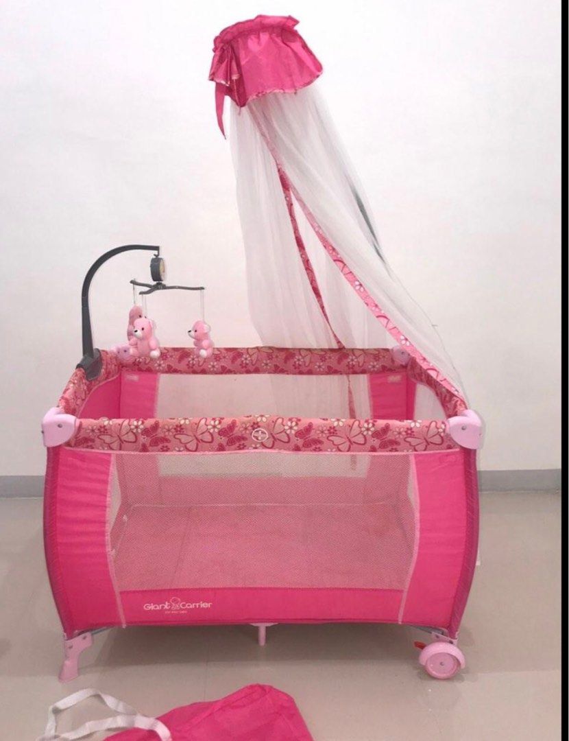 Giant carrier cheap crib pink