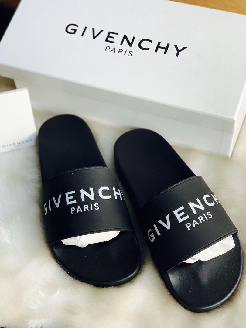 Givenchy Slides Men, Men's Fashion, Footwear, Flipflops and Slides on ...
