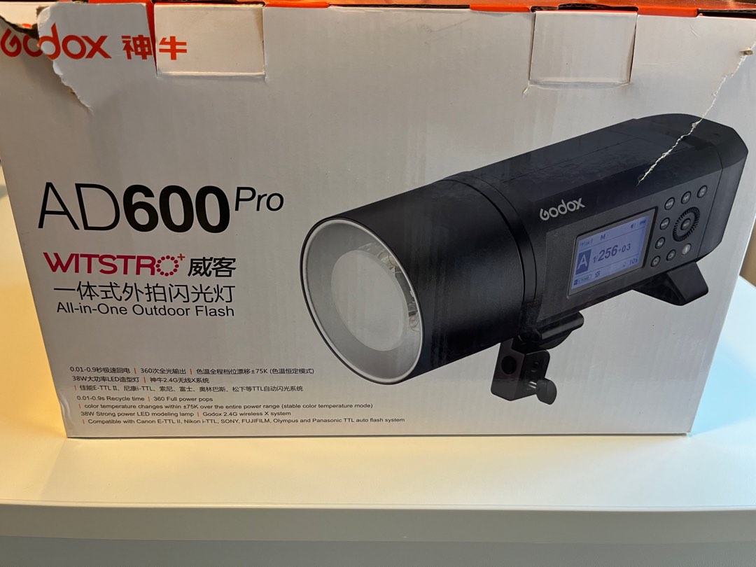 Godox AD600 Pro, Photography, Photography Accessories, Lighting ...