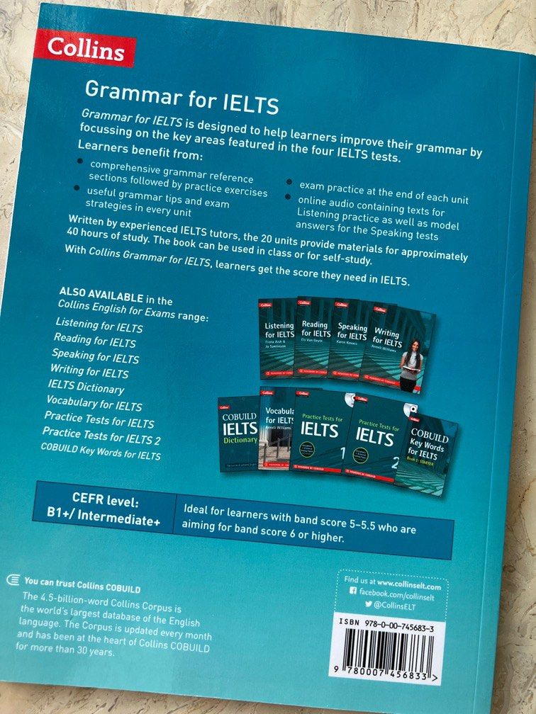 Grammar for ielts collins carousell