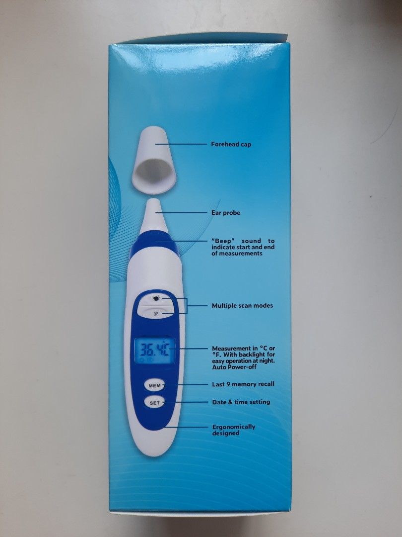 Guardian Infrared Forehead & Ear Thermometer, Health & Nutrition