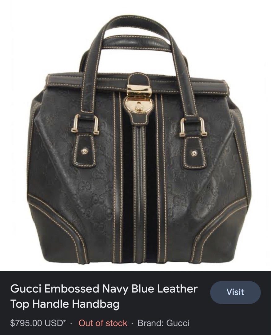 Gucci Guccissima leather Top Handle Bag (Category: Luxury Bags & Wallets) located in Binalonan. Submitted by sheenaluxarchive (Listing ID 1246218265, Image 1). Description: Rank Ab With minor flaws at the back Bawal sa sobrang selan Maganda pa ung bag Check photos. With key Selling price online $700 up equivalent to 40k+.