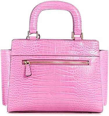 GUESS Katey Girlfriend Satchel - Fuchsia