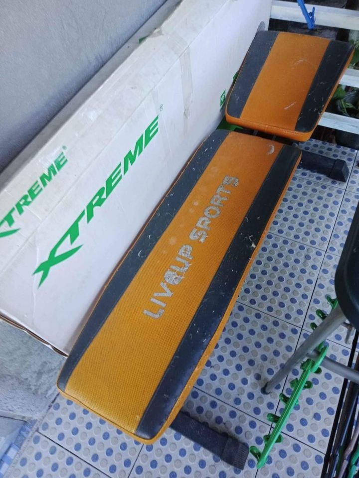 Gym Equipment Bench Press (Category: Weights & Dumbbells) located in Antipolo. Submitted by teamemperor20 (Listing ID 1246331246, Image 1). Description: Gym Equipment Modified bench press Pick Up: Cogeo Gate 1 Antipolo .