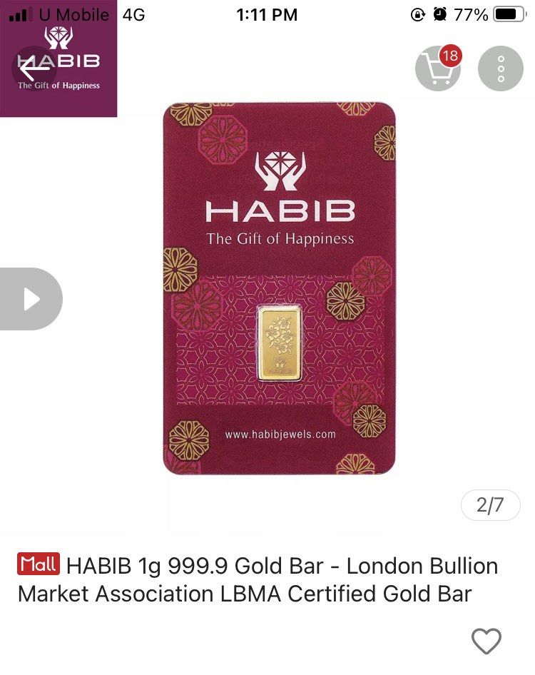 habib gold bar, Announcements on Carousell