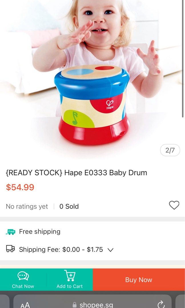 Hape baby deals drum
