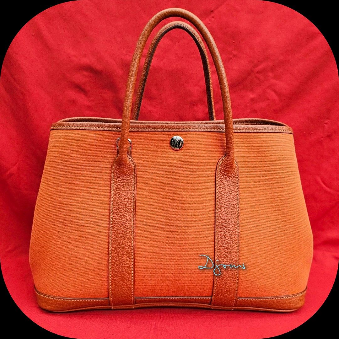 HERMES GARDEN PARTY 30 TPM in CANVAS : review / modshots / close