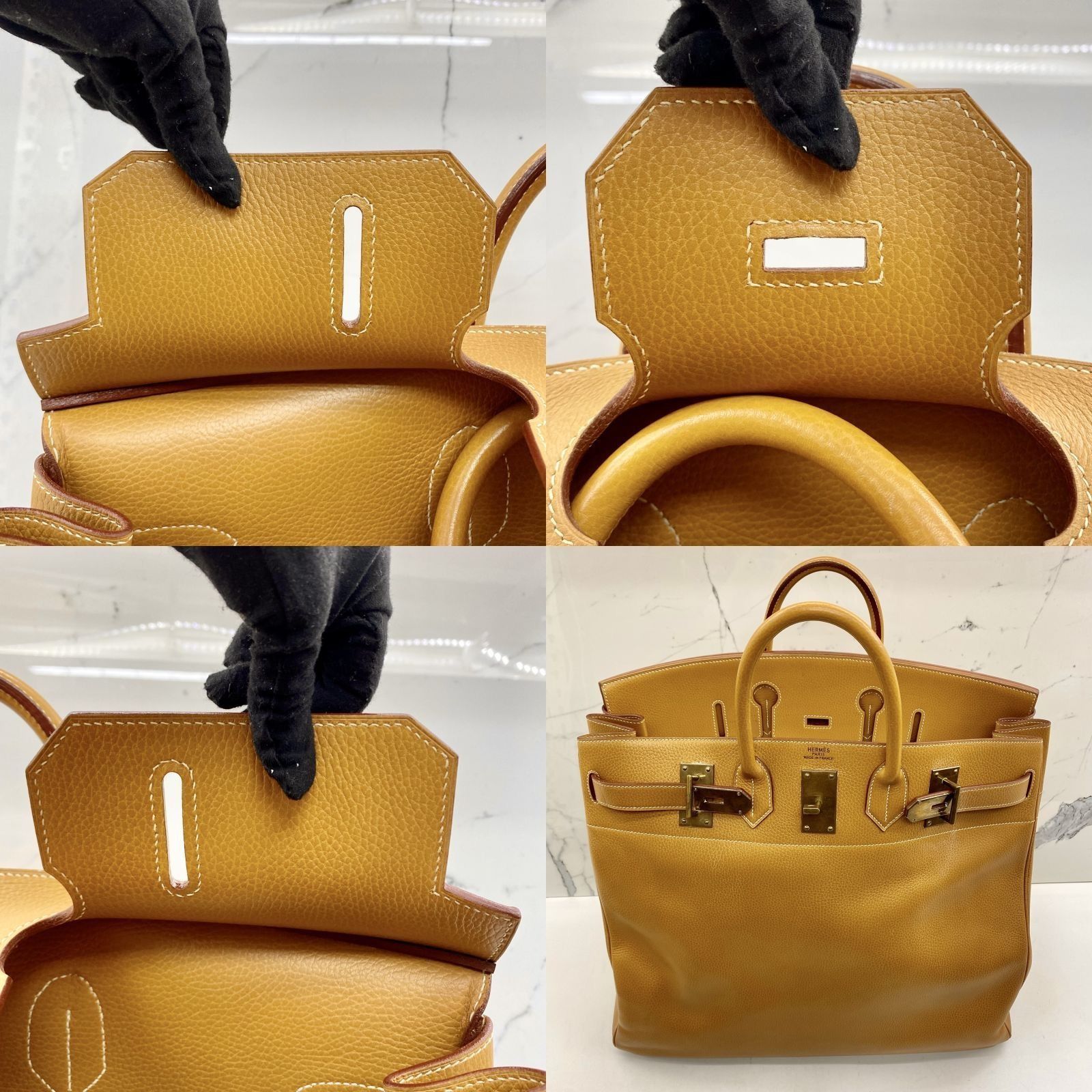 Hermes Hermes Bag Hermès Togo HAC Birkin 50 HAUT À COURROIES