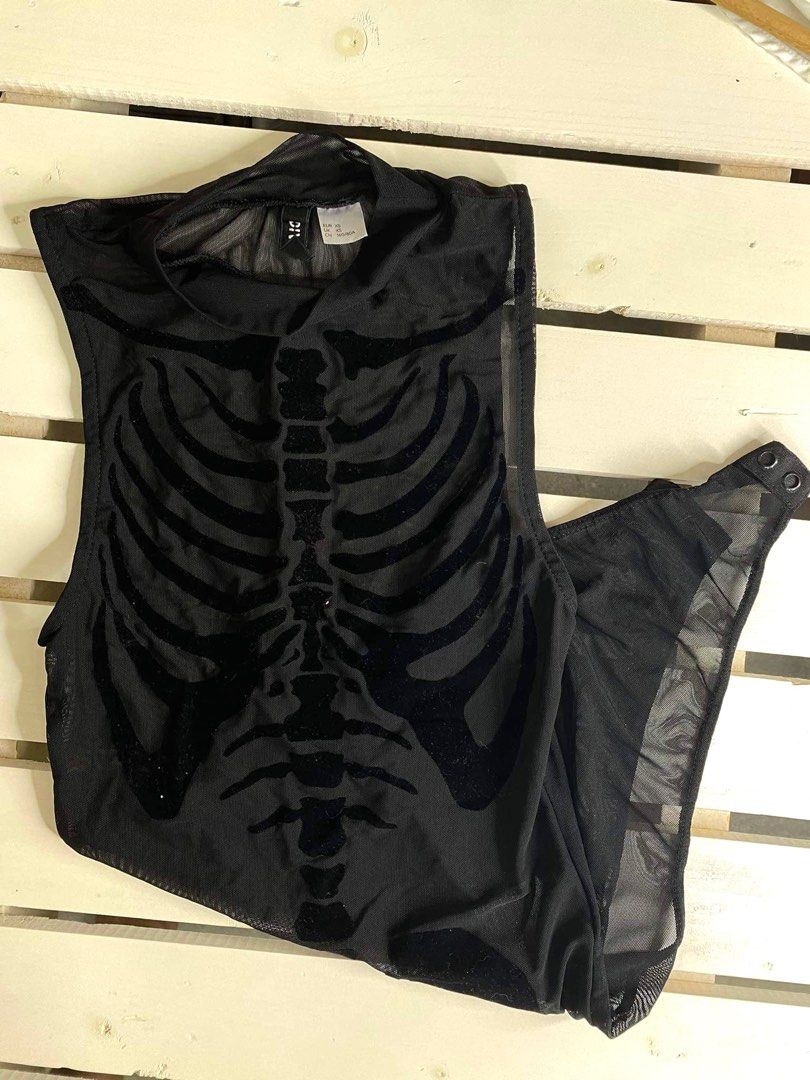H&m skeleton bodysuit outlet