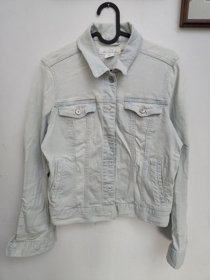 H M L.O.G.G denim jacket Women s Fashion Coats Jackets and