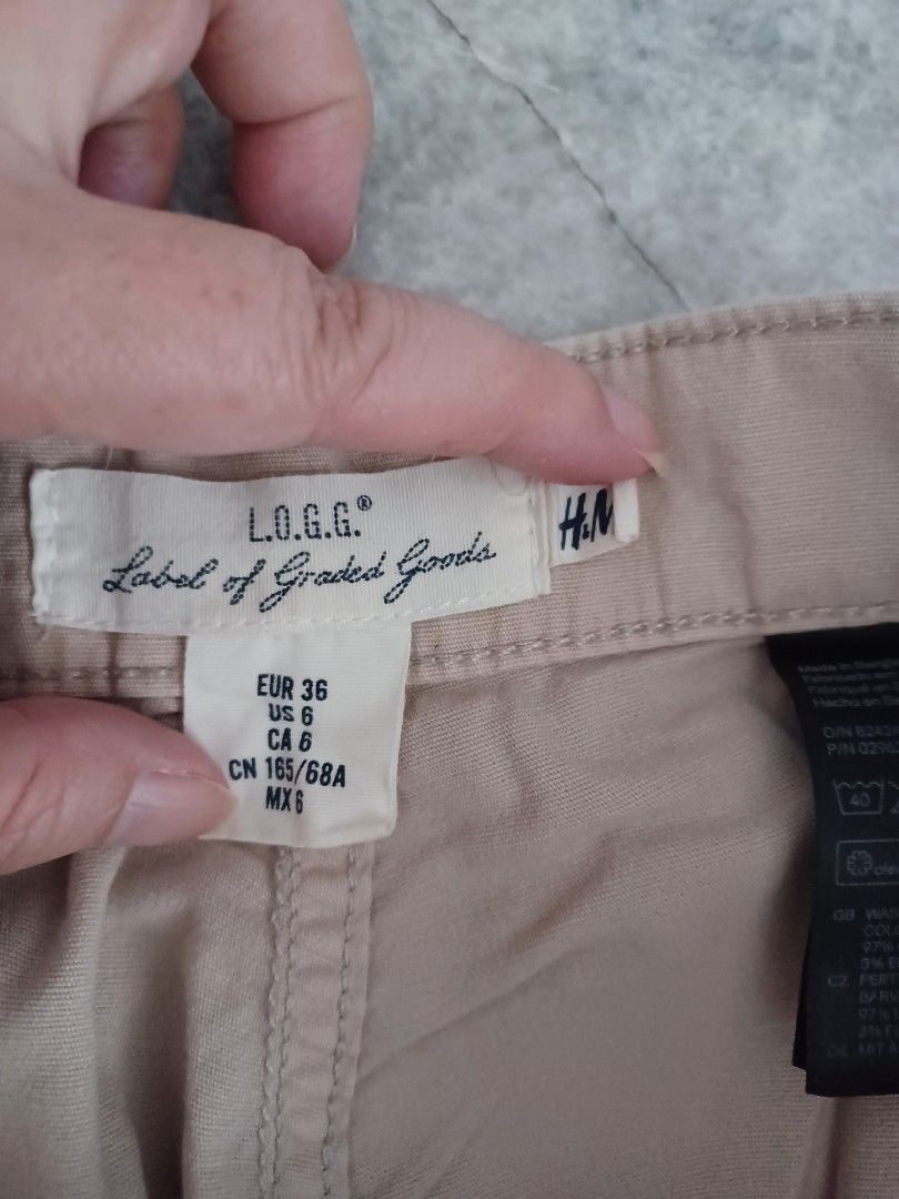 H M L.O.G.G Long Pants Men s Fashion Bottoms Trousers on Carousell