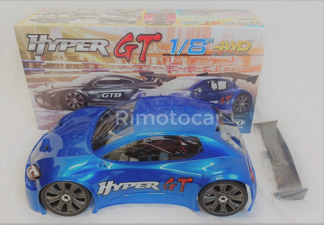 HOBAO Hyper GTS 1/8 On Road RTR W/100A ESC, 18KG Servo, 2.4GHZ - Blue ...