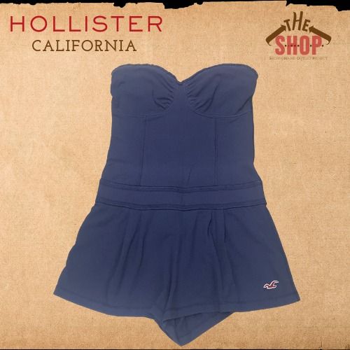 Hollister strapless romper outlet