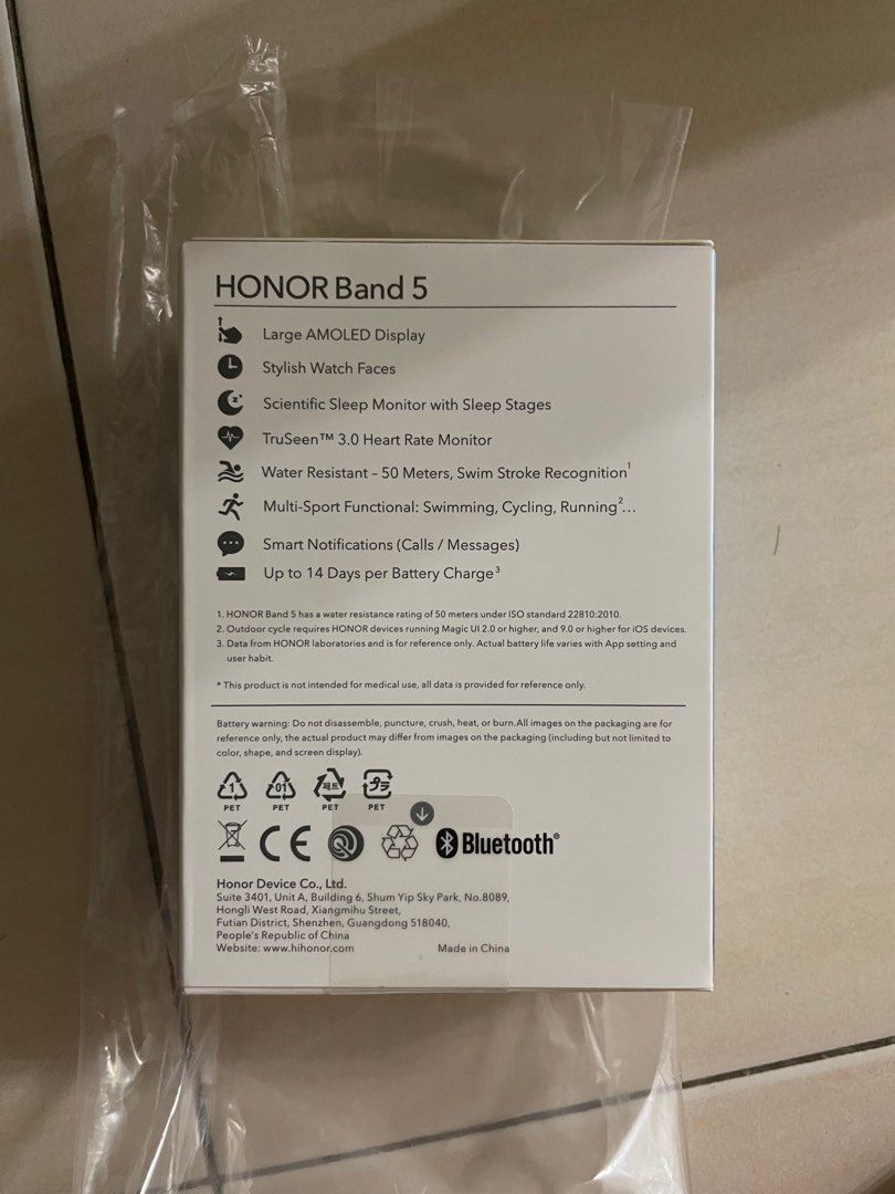 Honor band hotsell 5 faces ios