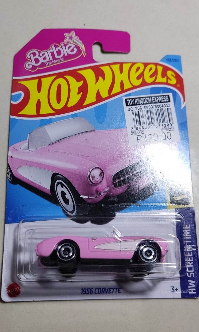 Hotwheels Barbie Corvette (Barbie The Movie Margot Robbie), Hobbies
