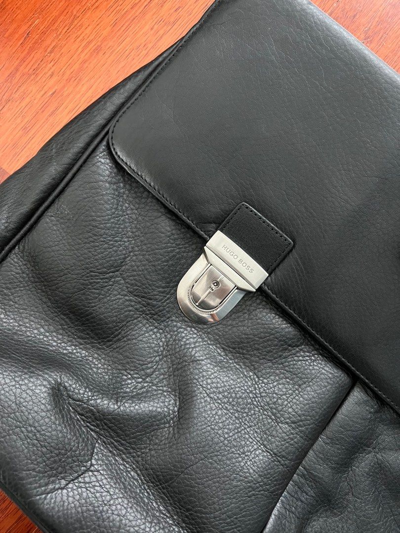 Hugo boss mens on sale briefcase