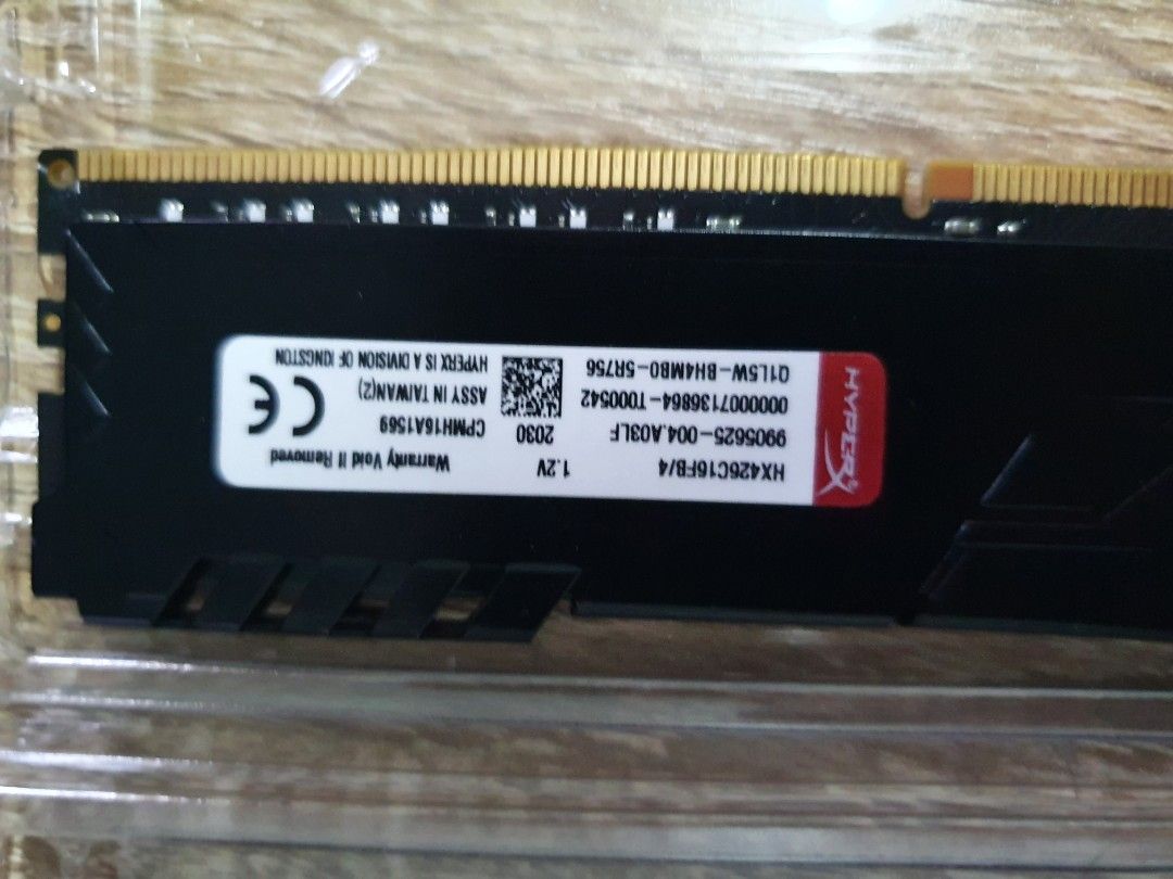 HYPERX FURY 4GB DDR4 RAM x2, Computers & Tech, Desktops on Carousell