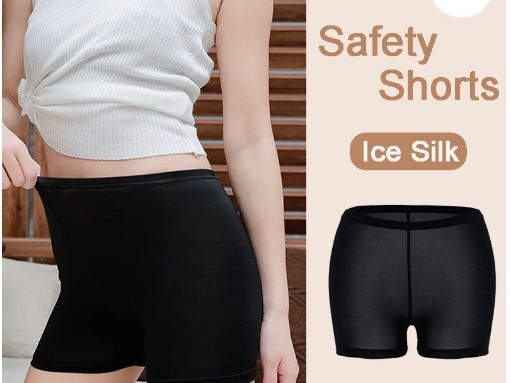 Seamless Short Spandex Ice Silk Safety Shorts Pants Women's Shorts
