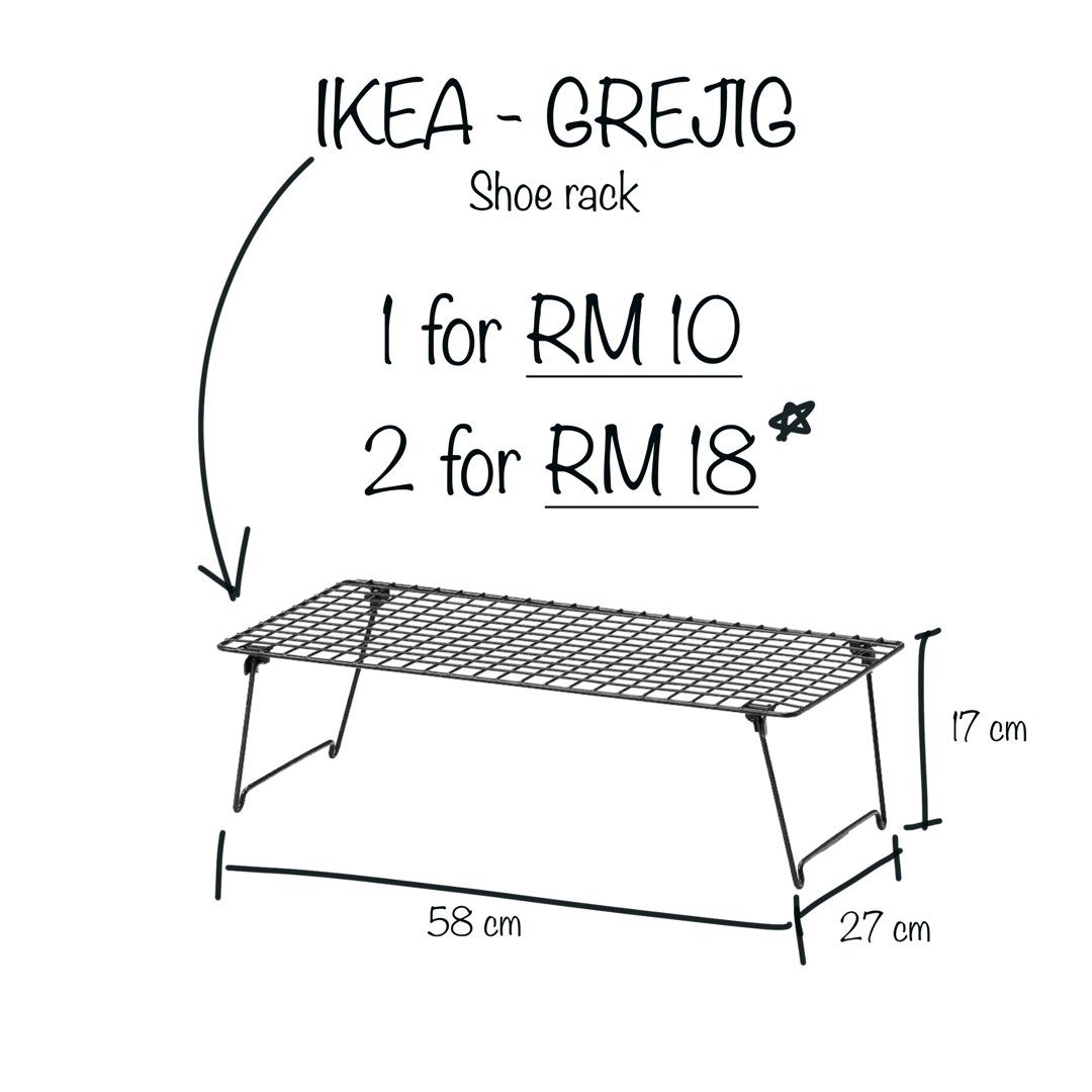 GREJIG Shoe rack, 22 7/8x10 5/8 - IKEA