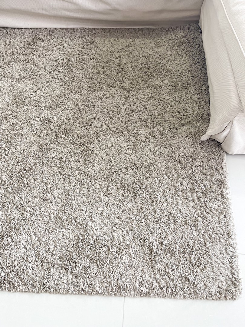 Ikea Hampen Rug High Pile, Furniture & Home Living, Home Decor, Carpets