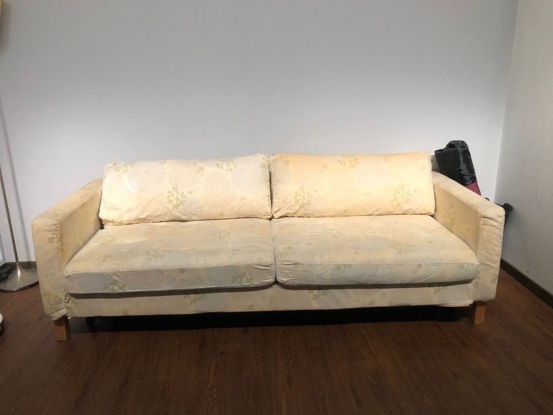 Ikea karlstad sofa bed 3 seater, Furniture & Home Living, Furniture