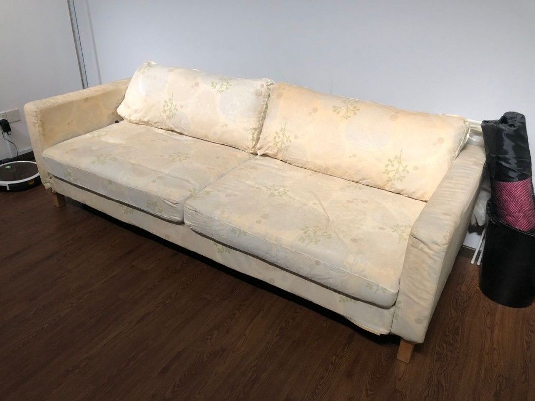 Ikea karlstad sofa bed 3 seater, Furniture & Home Living, Furniture, Sofas on Carousell