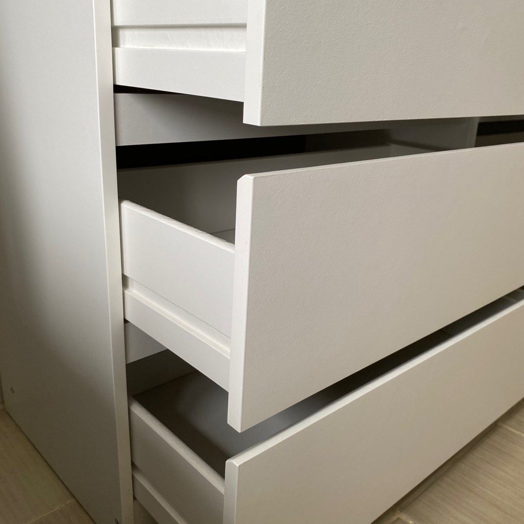 Kullen 6 shop drawer dresser white