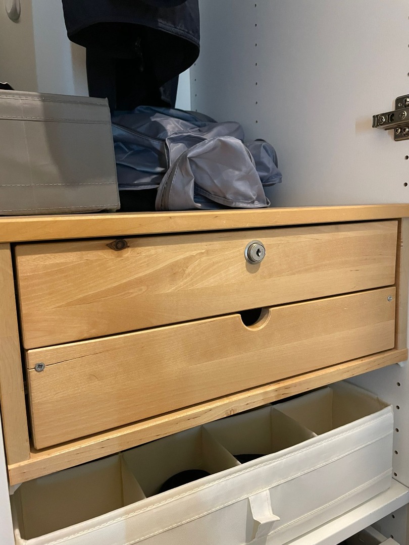Ikea PAX Komplement jewellery drawer, 傢俬＆家居, 傢俬, 書櫃、櫃子及架 Carousell
