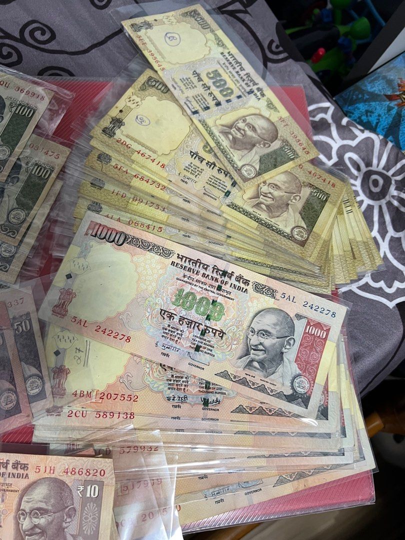 Used Note India Old Notes, Hobbies & Toys, Memorabilia & Collectibles, Currency ...