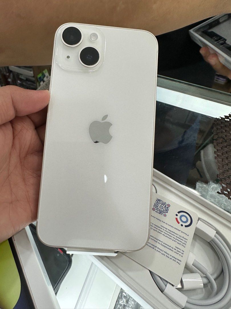 Iphone 14 starlight on Carousell