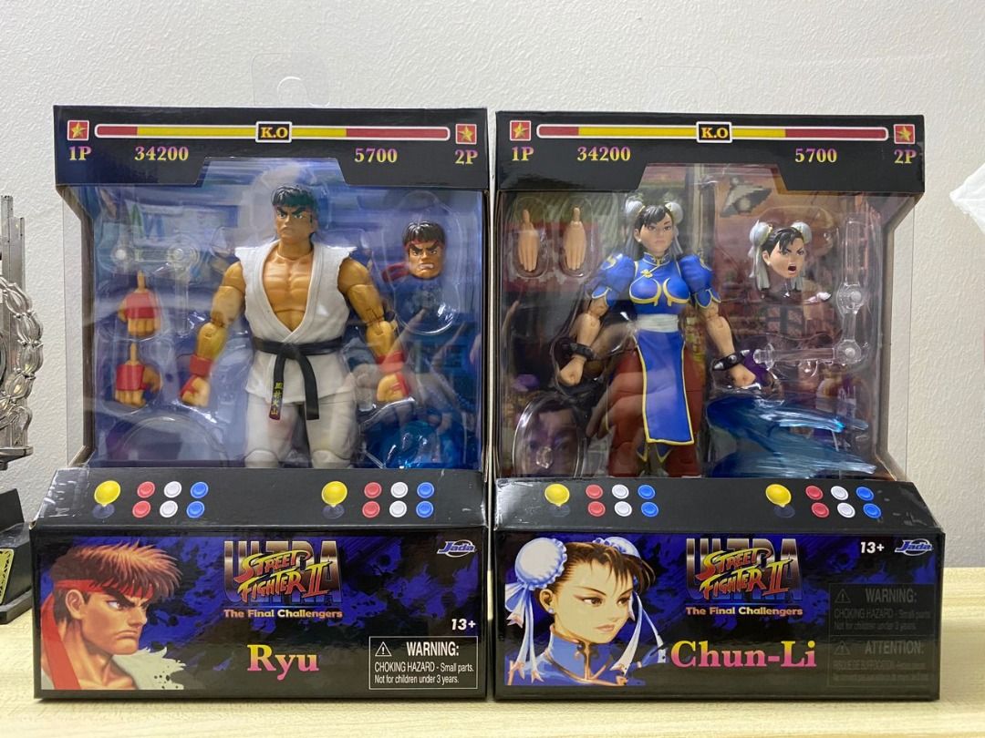 Jada Toys Street Fighter II Ryu and Fei Long 6-Inch Action Figures - The  Toyark - News
