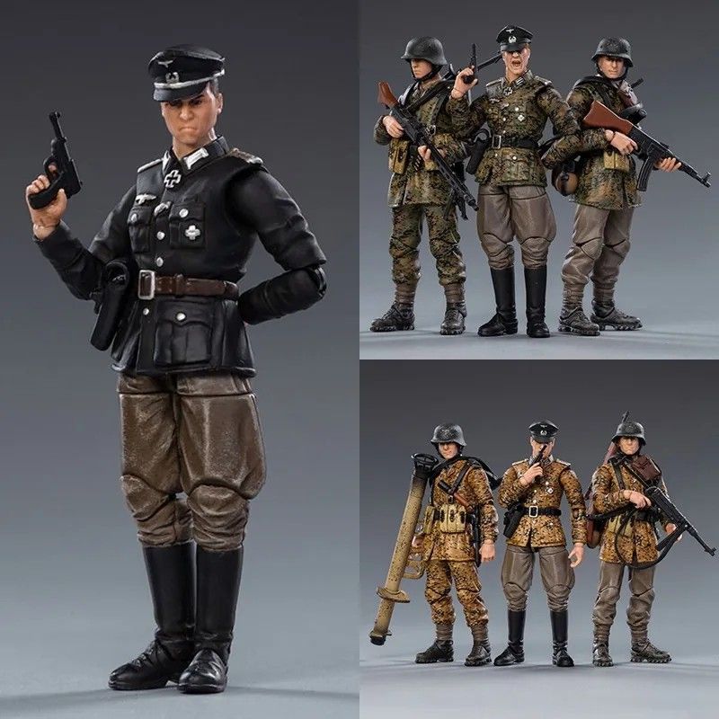 Joytoy WW2 German Infantry & Commander set 1/18 (7 figures set) JOY TOY