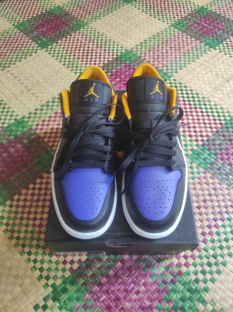 Jordan 1 discount low lakers