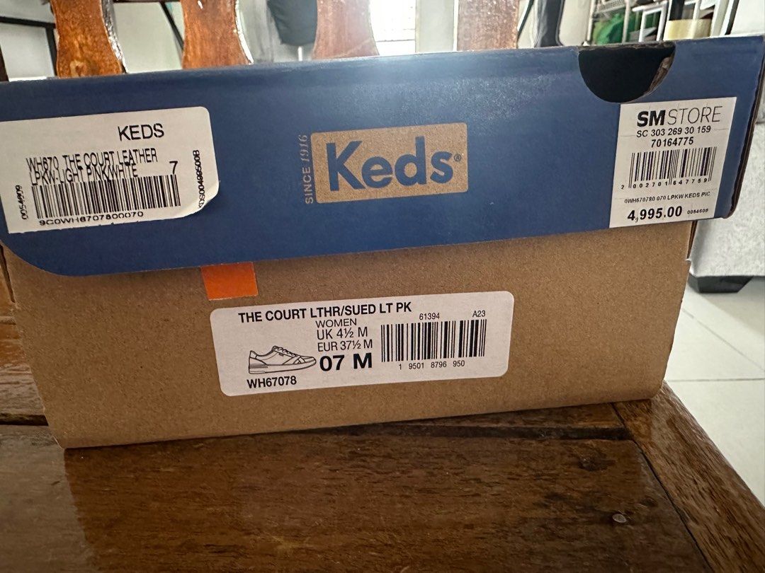 Keds box clearance