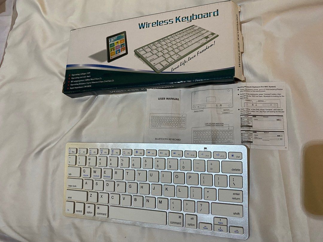 KEYBOARD BLUETOOTH BK3001 KEYBOARD WIRELESS on Carousell
