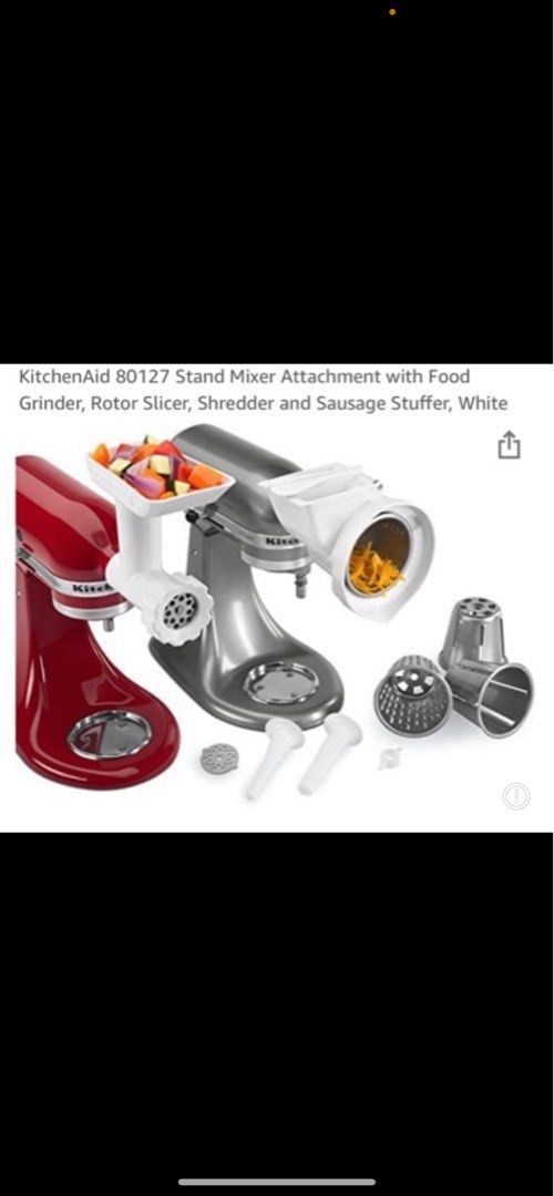Kitchenaid meat grinder sausage maker vegetable cutter, Furniture